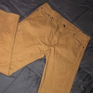 Dark khaki denims